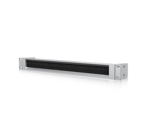 Picture of Ubiquiti 1U Rack Mount OCD Panel Brush, Silver Brush Panel, Compatible With The Toolless Mini Rack