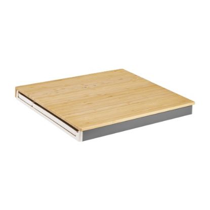 Picture of Brateck 2-in-1 Desktop Storage Box,  402x346x36mm, Weight Capacity:  5kg, Removeable Tray: organizes and stores small items (LS)