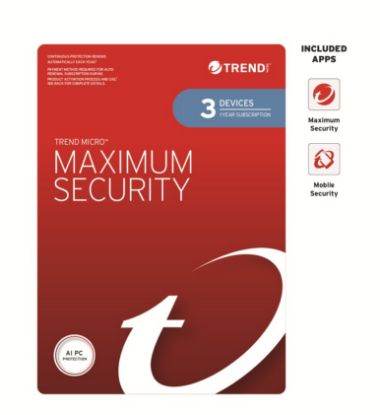 Picture of Trend Micro Maximum Security (3 Devices) 1 Year Retail Mini Box Auto Renew