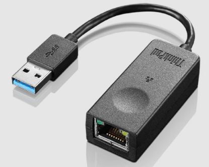 Picture of LENOVO ThinkPad USB3.0 to Ethernet Adapter - Connect your Notebook and Desktop to Ethernet Connections