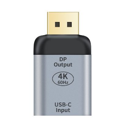 Picture of Astrotek USB-C to DP DisplayPort Female to Male Adapter support 4K@60Hz Aluminum shell Gold plating for Windows Android Mac OS