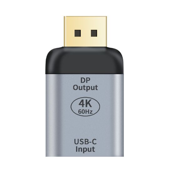 Picture of Astrotek USB-C to DP DisplayPort Female to Male Adapter support 4K@60Hz Aluminum shell Gold plating for Windows Android Mac OS