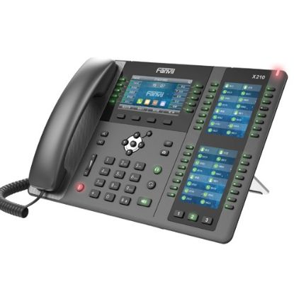 Picture of Fanvil X210 Enterprise IP Phone - 4.3' (Video) Colour Screen, 20 Lines, 106 x DSS Buttons, Dual Gigabit NIC, Bluetooth, *SBC Ready