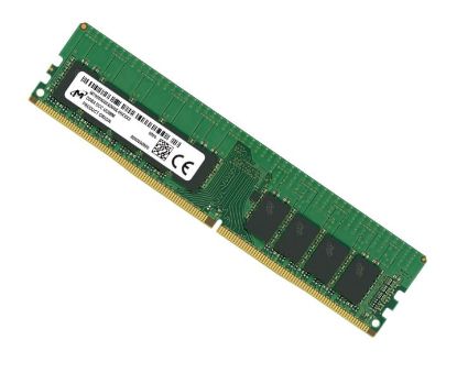 Picture of Micron 16GB (1x16GB) DDR4 ECC UDIMM 3200MHz CL22 2Rx8 ECC Unbuffered Server Memory 3yr wty