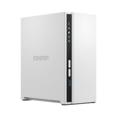 Picture of QNAP TS-233 2 Bay NAS ARM 4-core Cortex-A55 2.0GHz processor 2GB Hot-swappable 1xGbE WOL 2xUSB2.0 1xUSB3.2 FAN 2 year warranty