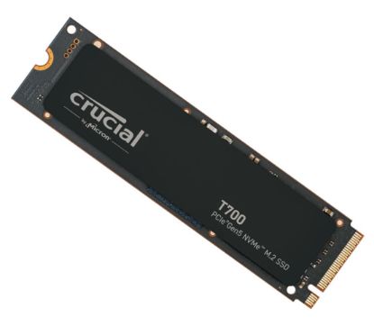 Picture of Crucial T700 4TB Gen5 NVMe SSD - 12400/11800MB/s R/W 2400TBW 1500K IOPs 1.5M hrs MTTF with DirectStorage for Intel 13th Gen & AMD Ryzen 7000