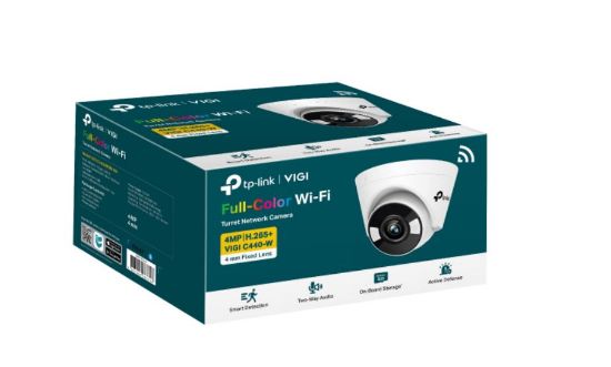 Picture of TP-Link VIGI 4MP C440-W(4mm) Full-Colour Wi-Fi Turret Network Camera,4mm Lens, Smart Detection, 3YW