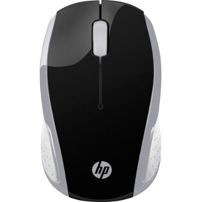 Picture of HP Wireless Mouse 200 2.4GHz 3 Bottons USB Wireless 2xAAA 1000 dpi Up to 12M Battery Life Dongle all-day comfort design Black/Silver