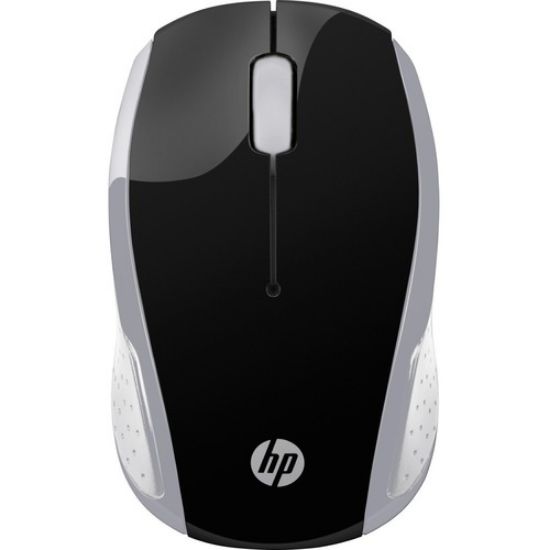 Picture of HP Wireless Mouse 200 2.4GHz 3 Bottons USB Wireless 2xAAA 1000 dpi Up to 12M Battery Life Dongle all-day comfort design Black/Silver