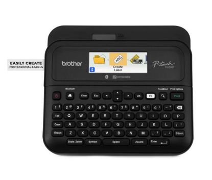 Picture of Brother PT-D610BT PC & BLUETOOTH CONNECTABLE PORTABLE P TOUCH LABELLER W/ COLOUR DISPLAY - 3.5-24MM TZE TAPE MODEL
