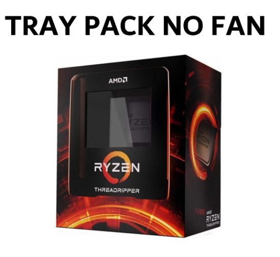 Picture of (Clamshell Needed) AMD Ryzen Threadripper PRO 3975WX 'TRAY', 32C Socket sWRX8 1YW (AMDCPU) (TRAY-P)
