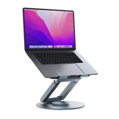 Picture of mbeat Stage S9 Rotating Laptop Stand with Telescopic Height Adjustment Material: Aluminium Alloy Device Weight: Max. 20kg otation Angles: 360°