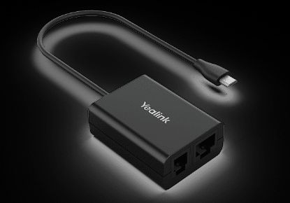 Picture of Yealink EHS60 WH6X DECT, Wireless Headset Adapter for WH6x Yealink headsets, USB, Plug And Play