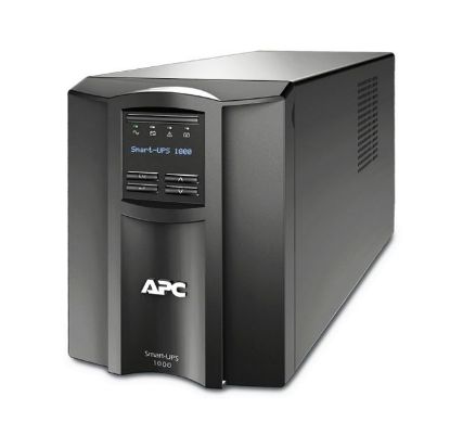 Picture of APC Smart-UPS 1000VA/700W Line Interactive UPS, Tower, 230V/10A Input, 8x IEC C13 Outlets, Lead Acid Battery, SmartConnect Port & Slot