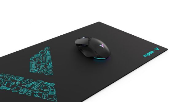 Picture of RAPOO V1L Mouse Pad - Extra Large Mouse Mat, Anti-Skid Bottom Design, Dirt-Resistant, Wear-Resistant, Scratch-Resistant, Suitable for Gamers/Gami