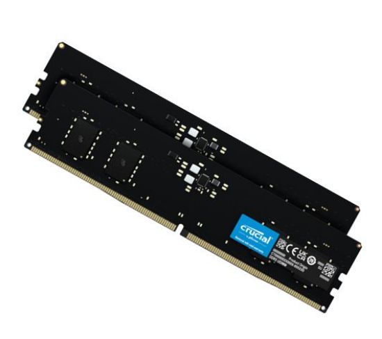 Picture of Crucial 32GB (2x16GB) DDR5 UDIMM 5600MHz CL46 Desktop PC Memory