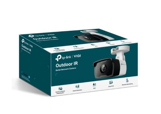 Picture of TP-Link VIGI 4MP C340I(4mm) Outdoor IR Bullet Network Camera, 4mm Lens, Smart Detection, 3YW