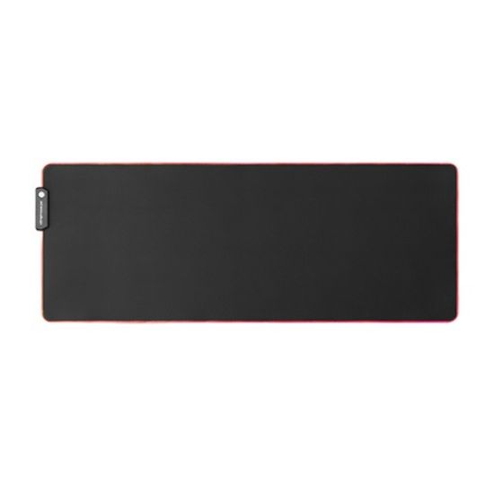 Picture of Brateck LARGE RGB GAMING MOUSE PAD,  800x300x4mm, reduces resistance and ensure easy mouse movements (LS)