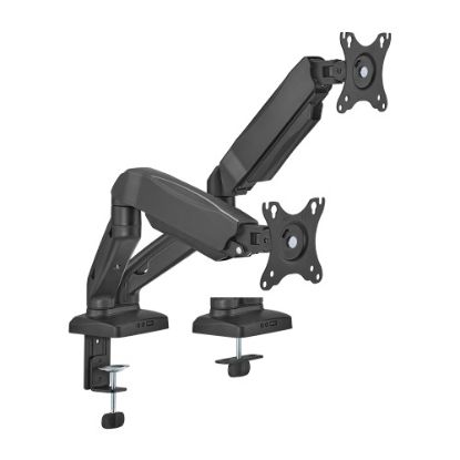 Picture of Brateck Economy Dual-Screen Spring-Assited Monitor Arm Fit Most 17'-32' Monitor Up to 9 kg VESA 75x75/100x100 (LS)