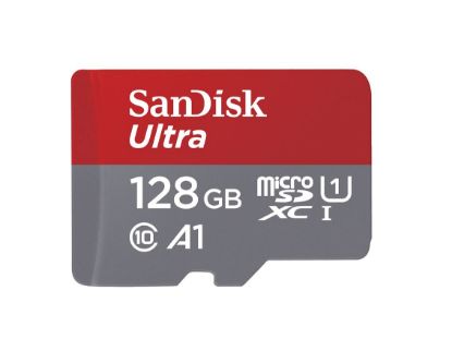 Picture of SanDisk Ultra 128GB microSD SDHC SDXC UHS-I Memory Card 140MB/s Class 10 Speed