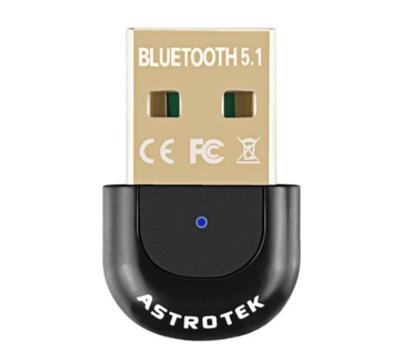 Picture of Astrotek Mini USB Bluetooth Receiver Dongle Wireless Adapter V5.0 3Mbps for PC Laptop Keyboard Mouse Mobile Headset  Headphone Speaker