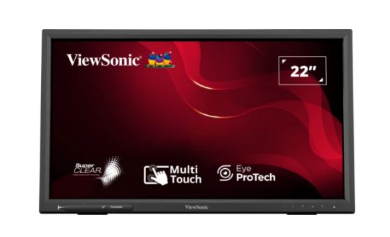 Picture of ViewSonic TD2223-2 22' IR Touch Monitor,  Intuitive 10-point touchscreen, Finger, stylus, and glove touch compatible, Magnetic pen placeholder