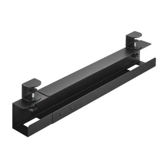 Picture of Brateck Extendable Clamp-On Under Desk Cable Tray --  Black, 800/1000/1200x100x178mm (LS)