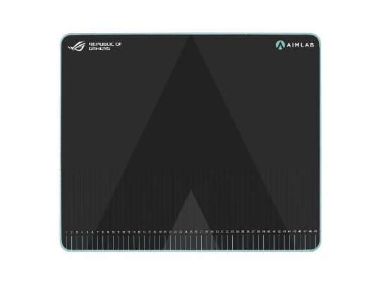 Picture of ASUS ROG Hone Ace Aim Lab Edition Large Gaming Mouse Pad (508x420x3mm) Water/Oil/Dust Repellent, Work W/ Aim Lab ROG 360 Task, Hybrid Cloth Surface
