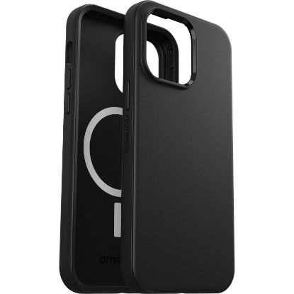 Picture of OtterBox Symmetry+ MagSafe Apple iPhone 14 Pro Max Case Black - (77-89062), Antimicrobial, DROP+ 3X Military Standard, Raised Edges, 7 Years Warranty