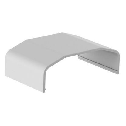 Picture of Brateck Plastic Cable Cover Joint  Material:ABS Dimensions 64x21.5x40mm - White (LS)