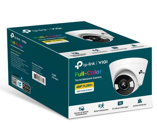 Picture of TP-Link VIGI 5MP C450(2.8mm)  Full-Colour Turret Network Camera 2.8mm Lens, Smart Detection, 2YW
