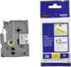 Picture of Brother 12mm Black on White Strong Adhesive TZE Tape
