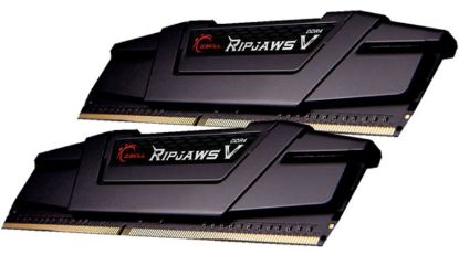 Picture of G.SKILL F4-3200C16D-32GVK 32GB (2 x 16GB)/ PC4-25600 / DDR4 3200 Mhz/ Timings 16-18-18-38/ Voltage 1.35V/ RipjawsV