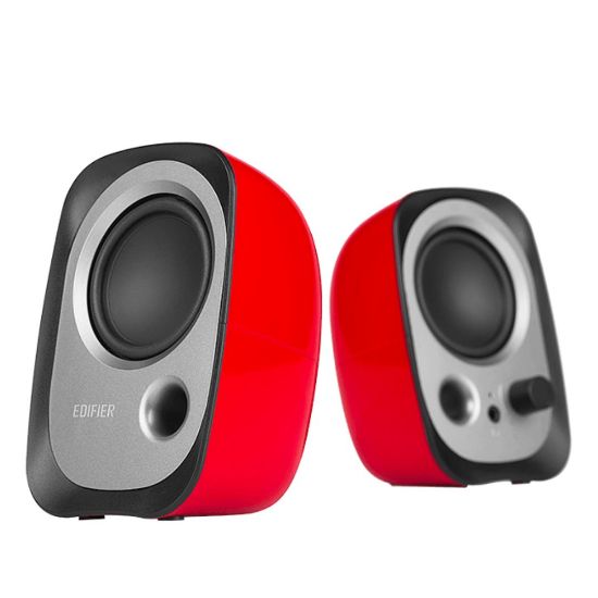 Picture of Edifier R12U USB Compact 2.0 Multimedia Speakers System (Red) - 3.5mm AUX/USB/Ideal for Desktop,Laptop,Tablet or Phone