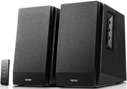 Picture of Edifier R1700BT Bluetooth Lifestyle Bookshelf Studio Speakers Black - BT/Dual 3.5mm AUX/Limited Distortion DSP/DRC/Classic Wood Finish