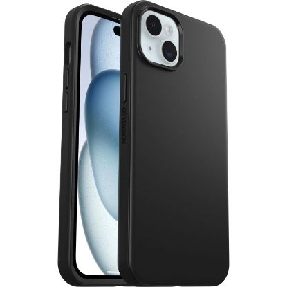Picture of OtterBox Symmetry+ MagSafe Apple iPhone 15 Plus / iPhone 14 Plus (6.7') Case Black - (77-92866), DROP+ 3X Military Standard,7 Years Warranty