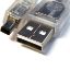 Picture of 8Ware USB 2.0 Cable 3m A to B 4-pin Mini Transparent Metal Sheath UL Approved