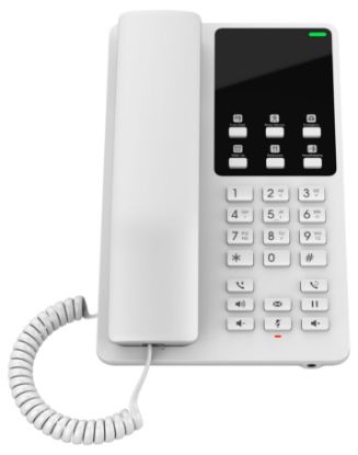 Picture of Grandstream GHP620W Hotel Phone, 2 Line IP Phone, 2 SIP Accounts, HD Audio, Built In Wi-Fi, White Colour, 1Yr Wty