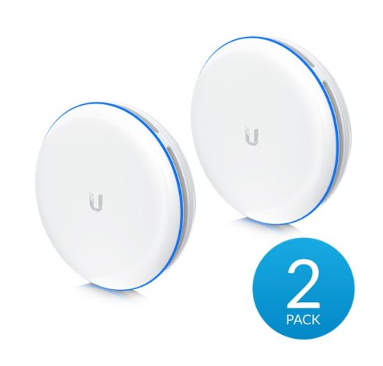 Picture of Ubiquiti UniFi Building-to-Building Bridge - 60 GHz Wireless Bridge with a 10 Gbps SFP+ Interface, Complete PtP Link, Sold as 2 Pack