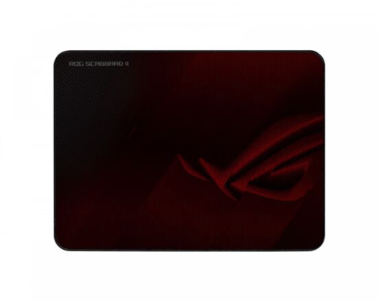 Picture of ASUS ROG SCABBARD II Gaming Mouse Pad, Medium Size (360x260mm) Water/Oil/Dust Respellent, Anti-Fray, Soft Cloth With Rubber Base