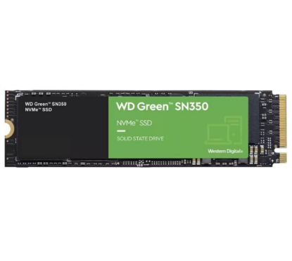 Picture of Western Digital WD Green SN350 2TB M.2 NVMe SSD 3200MB/s 3000MB/s R/W 340K/380K IOPS1M hrs MTTF 3yrs wty