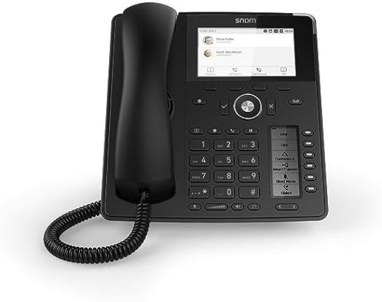 Picture of SNOM D785 IP Phone, SmartScreen, 12 SIP Identities, Bluetooth, USB, 48 Self-Labelling Keys, HD Audio Quality