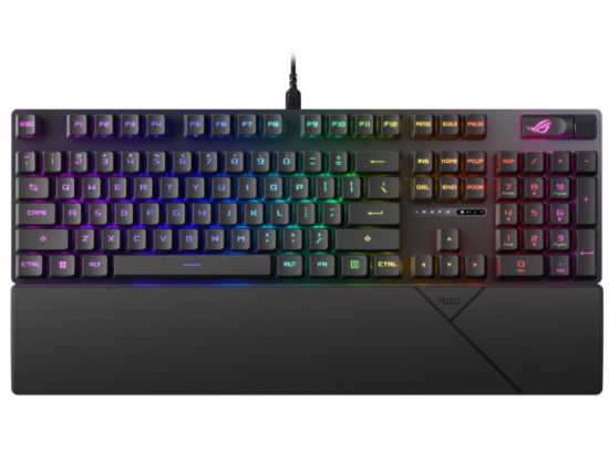 Picture of ASUS ROG STRIX SCOPE II RX Red Switch Optical Gaming Keyboard,IP57 Waterproof Protection, Streaming Hotkeys, Multi-function Controls