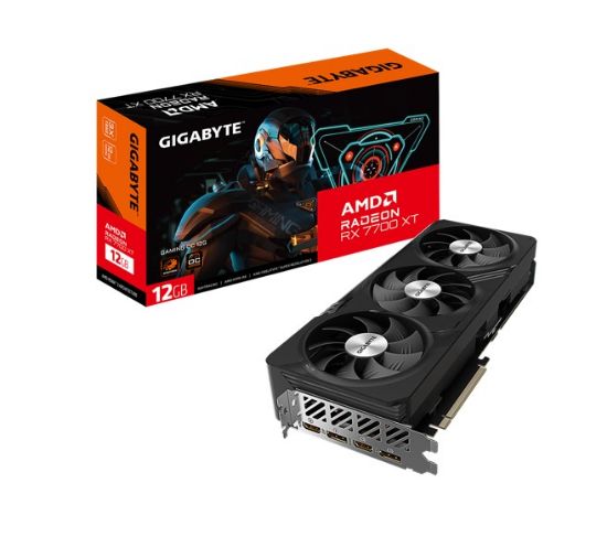 Picture of Gigabyte AMD Radeon™ RX 7700 XT GAMING OC 12G, 18 Gbps, GDDR6, 192 bit, PCI-E 4.0, 8 Pin*2, DisplayPort 2.1 *2 HDMI 2.1 *2
