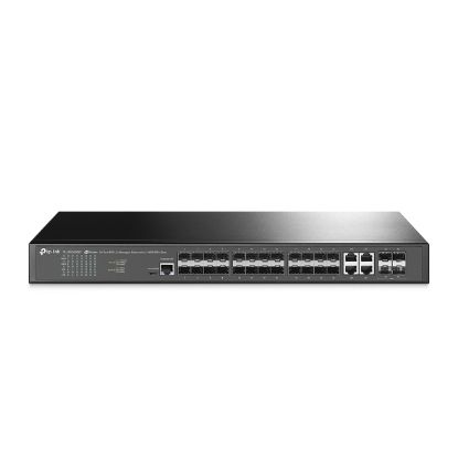 Picture of TP-Link SG3428XF Omada 24-Port SFP L2+ Managed Switch with 4 10GE SFP+ Slots, Integration with Omada SDN Controller