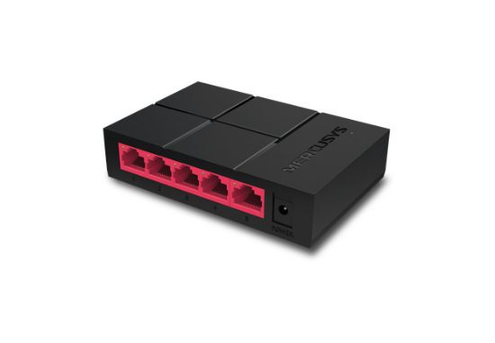 Picture of Mercusys MS105G 5-Port Gigabit Desktop Switch, 5x Gigabit Ports, Compact Design, Plug N Play, Green Ethernet Technology