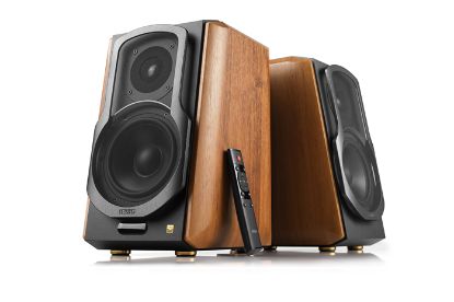 Picture of Edifier S1000MKII 2.0 Active Lifestyle Bookshelf Bluetooth Studio Speakers Brown