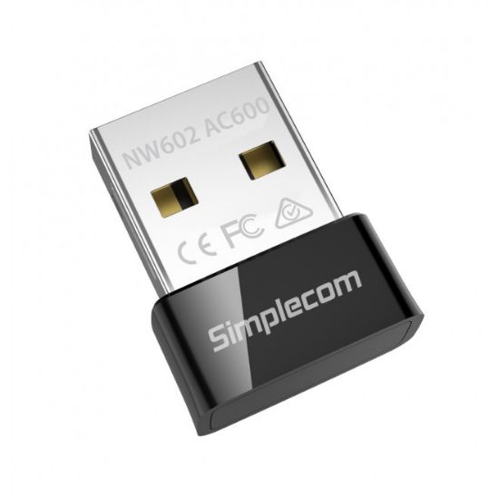 Picture of Simplecom NW602 AC600 Dual Band Nano USB WiFi Wireless Adapter