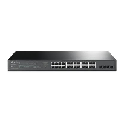 Picture of TP-Link SG2428P JetStream 28-Port Gigabit Smart Switch 24-Port PoE+ 4 Gigabit SFP, Omada SDN, 802.1p CoS/DSCP QOS, Rack Mountable