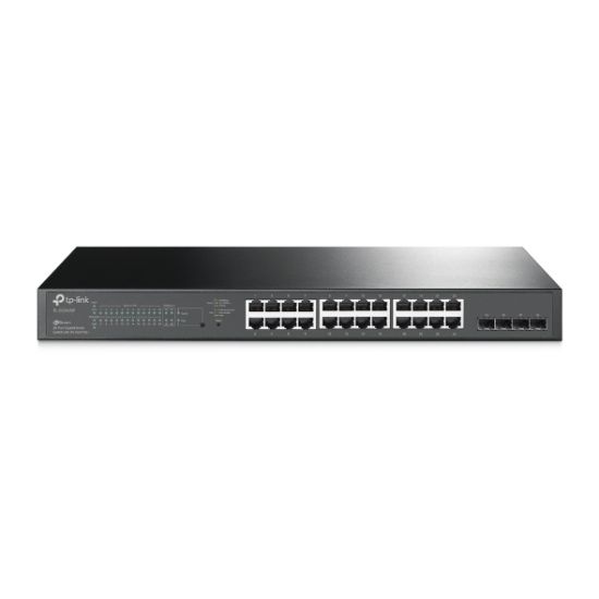 Picture of TP-Link SG2428P JetStream 28-Port Gigabit Smart Switch 24-Port PoE+ 4 Gigabit SFP, Omada SDN, 802.1p CoS/DSCP QOS, Rack Mountable